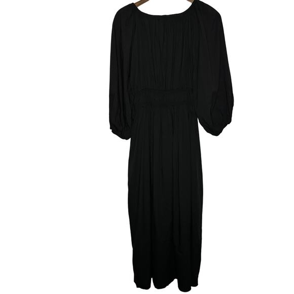 Madewell V-Neck Balloon-Sleeve Maxi Dress - Picture 6 of 9